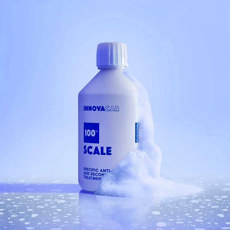 100% SCALE BY INNOVACAR: DECONTAMINANT AND LIMESCALE REMOVER FOR CAR BODYWORK, WINDOWS AND HEADLIGHTS
