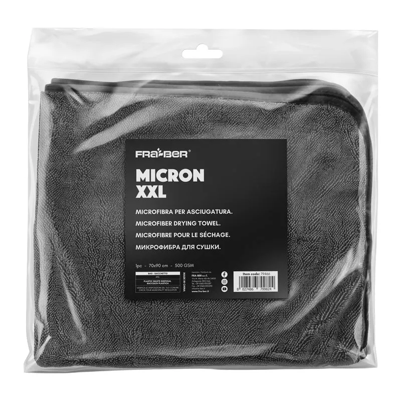 MICRON XXL BY INNOVACAR MICROFIBER CLOTHS FOR DRYING CARS – CENTER