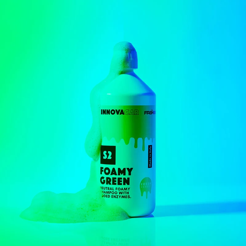 S2 FOAMY COLOR DI INNOVACAR SHAMPOO AUTO COLORATO CON SCHIUMA ATTIVA VERDE