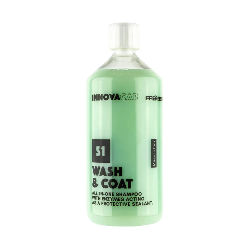 S1 WASH&COAT DI INNOVACAR SHAMPOO NANOTECNOLOGICO AUTOLUCIDANTE PROTETTIVO E SIGILLANTE PER AUTO – CENTRO