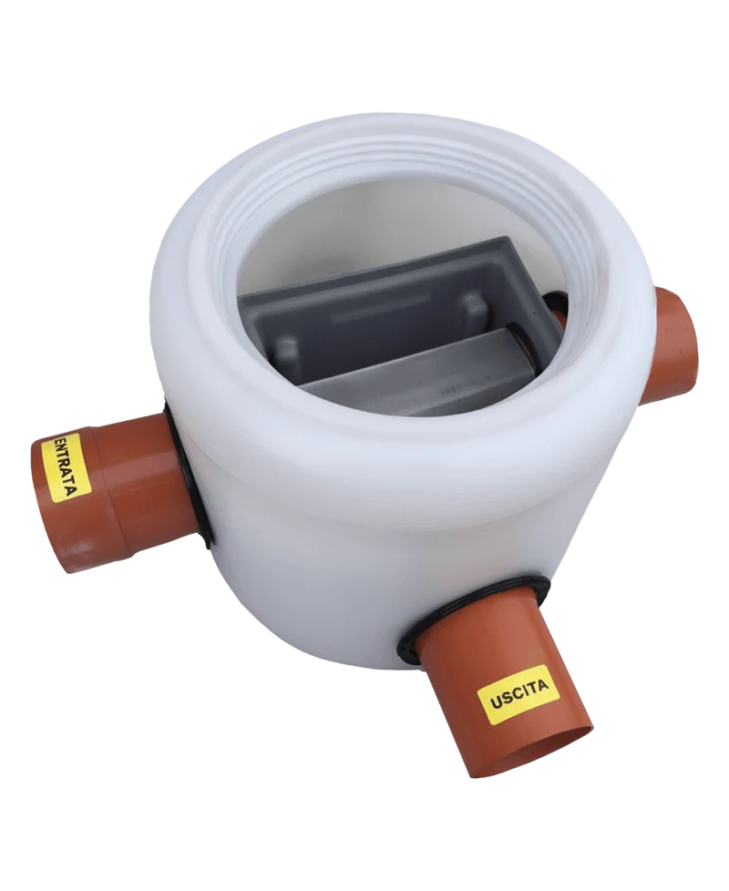 Pozzetto filtro foglie compatto autopulente Rototec