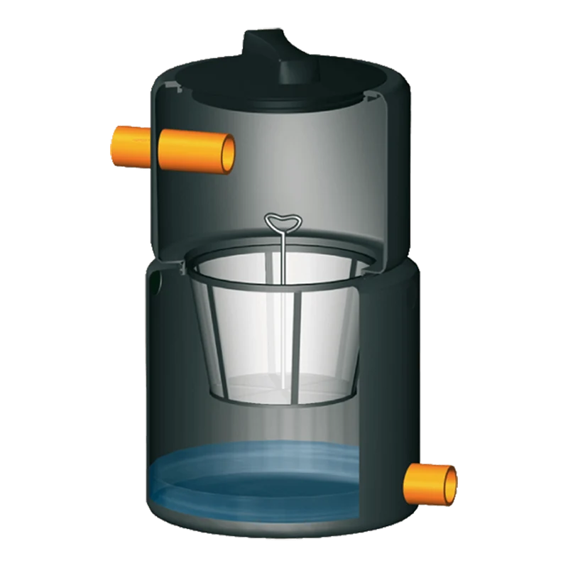 Pozzetto filtro foglie Rototec