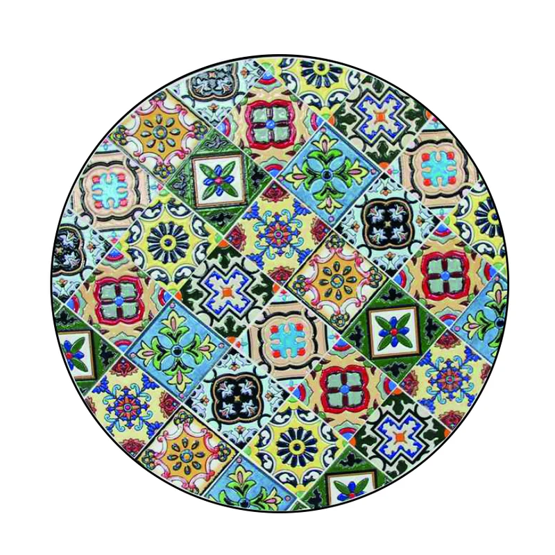 Tavolino Tondo Mosaico FLOWER Verdelook