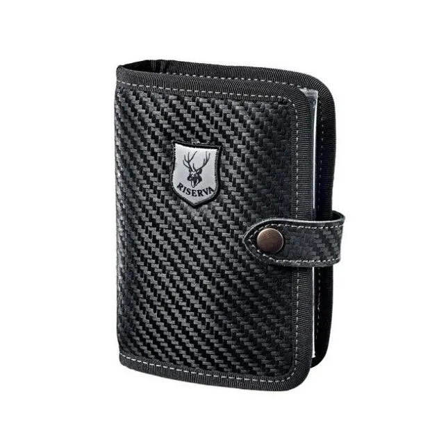 RISERVA R2223 PORTA LICENZA PELLE CARBONIO CM 11X14