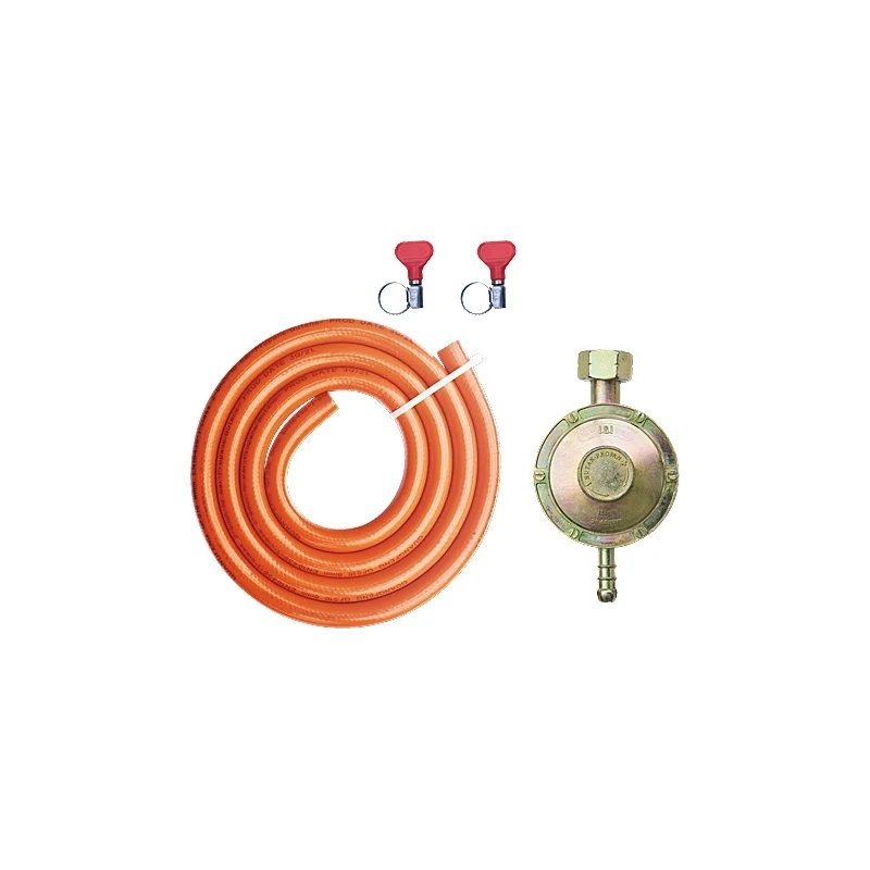 Regolatore, tubo e chiave per bombola