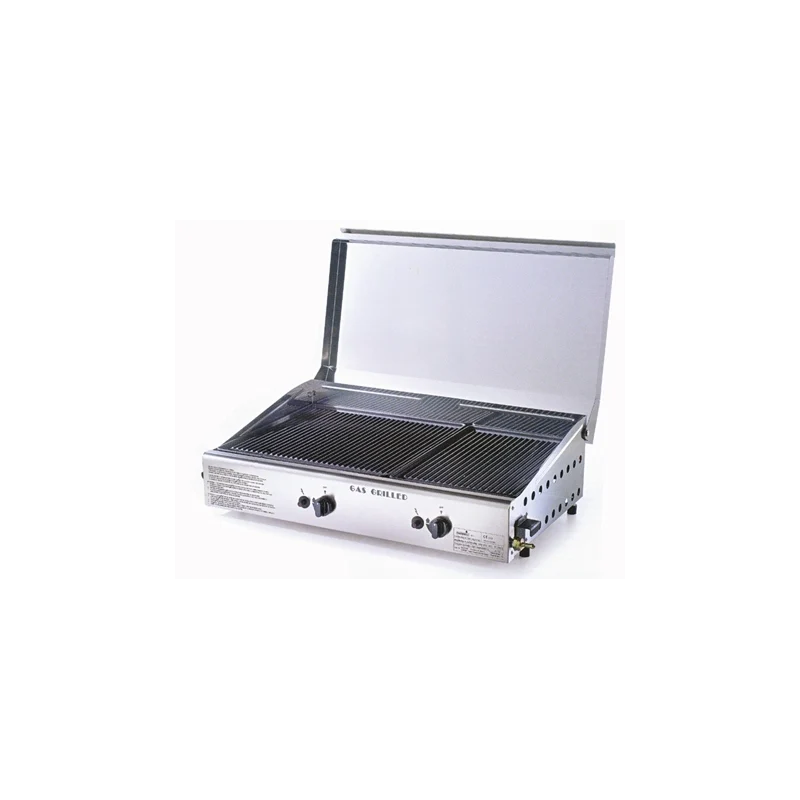 Plancha inox con coperchio art. 4069