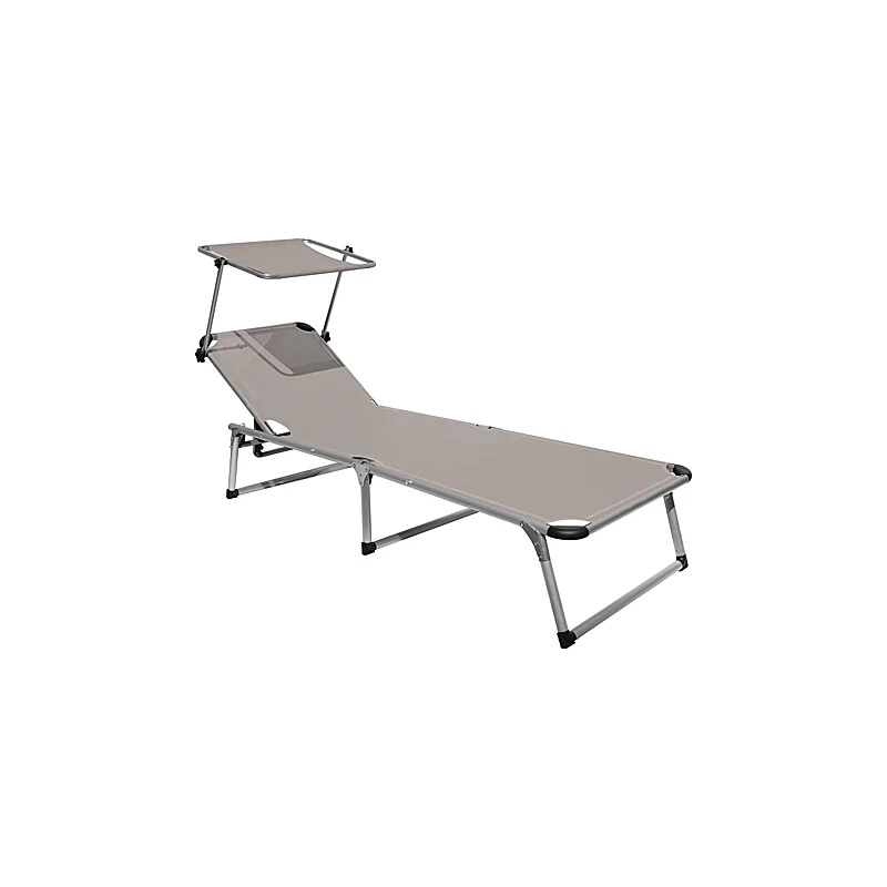 Lettino con parasole