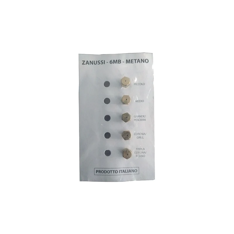 Ugelli gas set 5 pezzi
