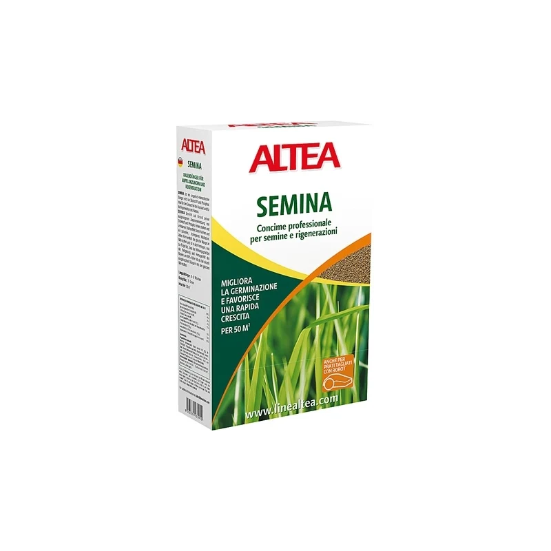 VASI, SOSTEGNI, INNAFFIATOI, Concime prato semina