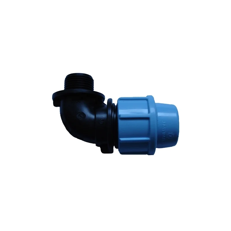 Raccordo 90 gradi maschio PN16