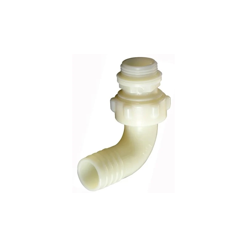 Raccordo plastica curvo