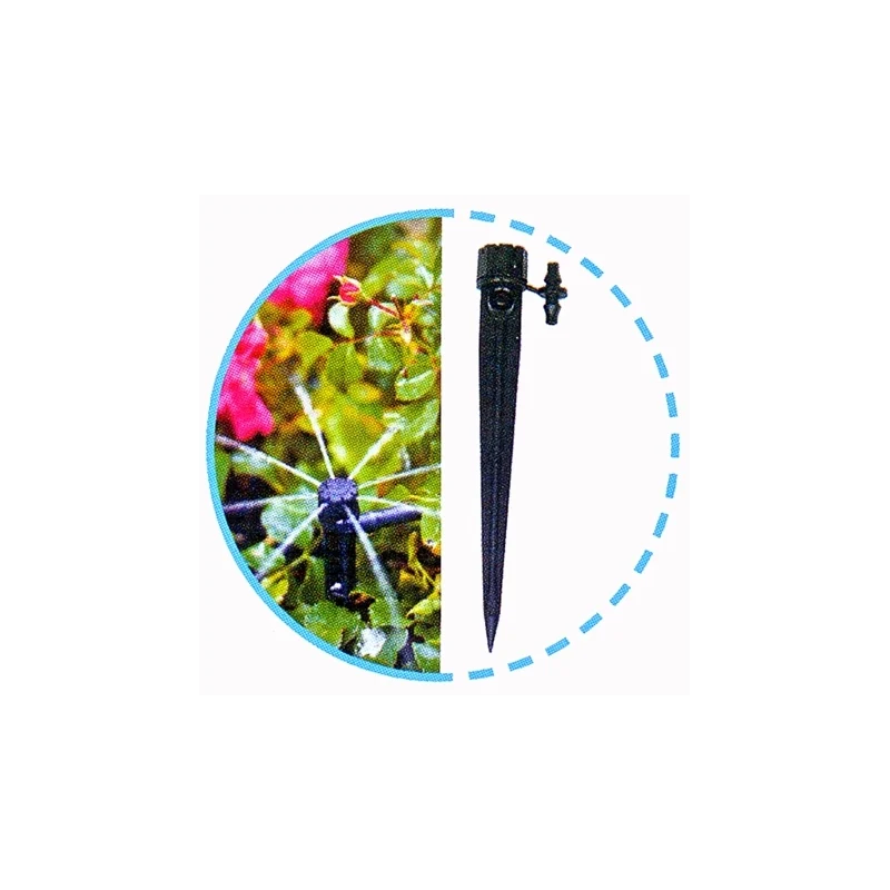 Gocciolatore fine linea con picchetto