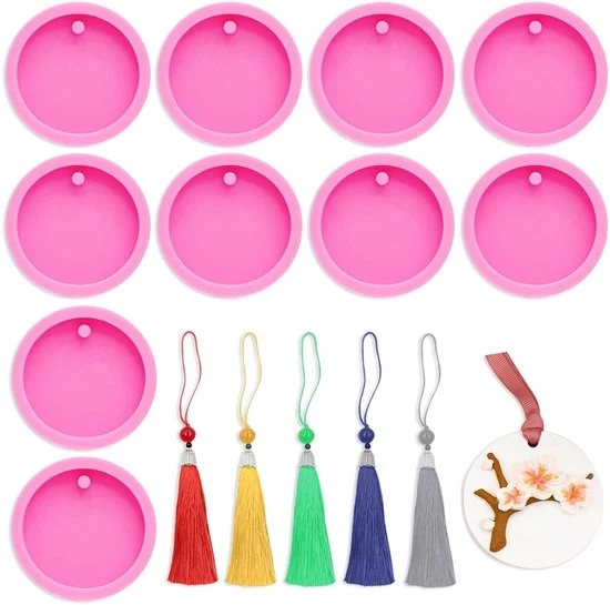 Set di forme per chiavi in silicone - Creatività Artigianale - Set da 10 pezzi