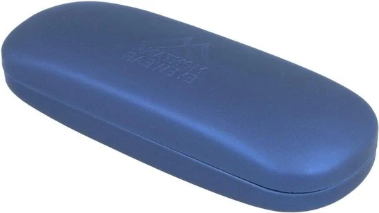 Etui per occhiali da lettura - vincitore dei test - 1 pezzo - blu - gomma
