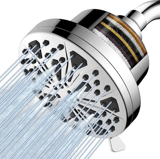 Douchekop a filtro - doccia a getto d'acqua ad alta pressione - 1 pezzo