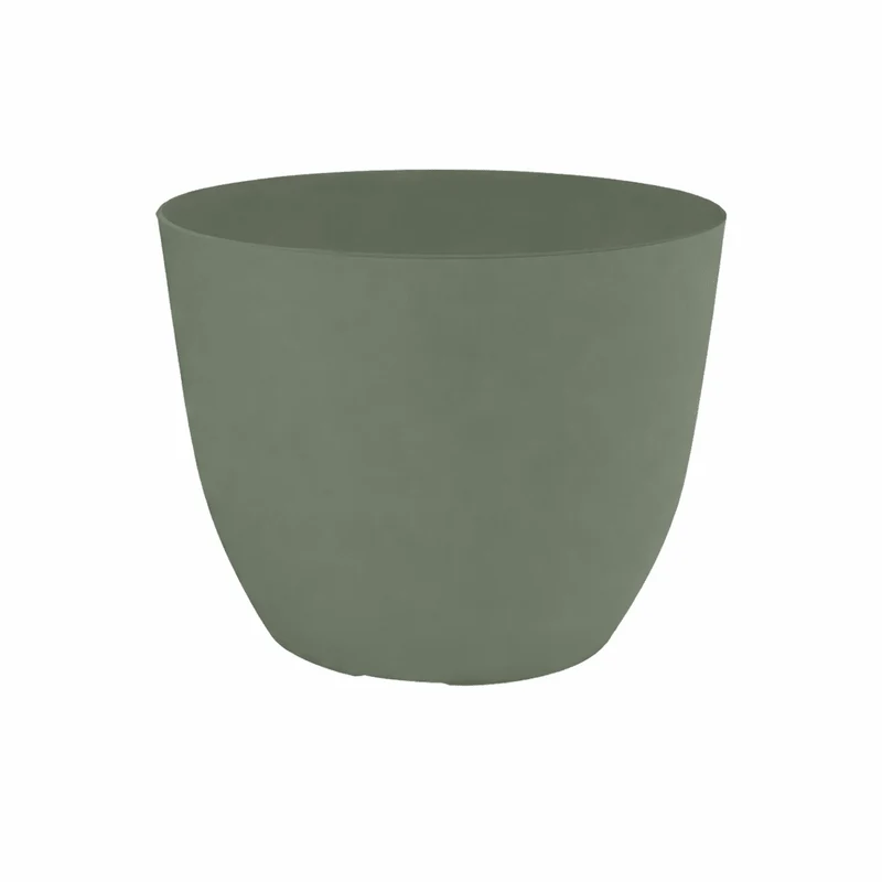 Vaso Conca Pure Nicoli Verde Rosmarino 38cm