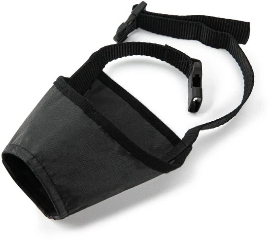 Mulkorf per cani - 2-pack - Mulkorf anti-bite - Blocca abbaio - Respiro adattabile - Bevande acqua - Idoneo per cani piccoli, medi e grandi - Nero - M