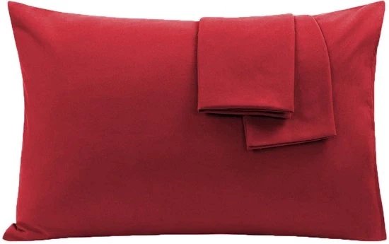 Set di 2 cuscini copritesto - Dimensioni 51*92cm - Copritesto in 100% poliestere con chiusura a sacchetto - Resistente alla piega, incolore, resistente alle macchie copritesto - Rosso vino - 20*36in(51*92cm)