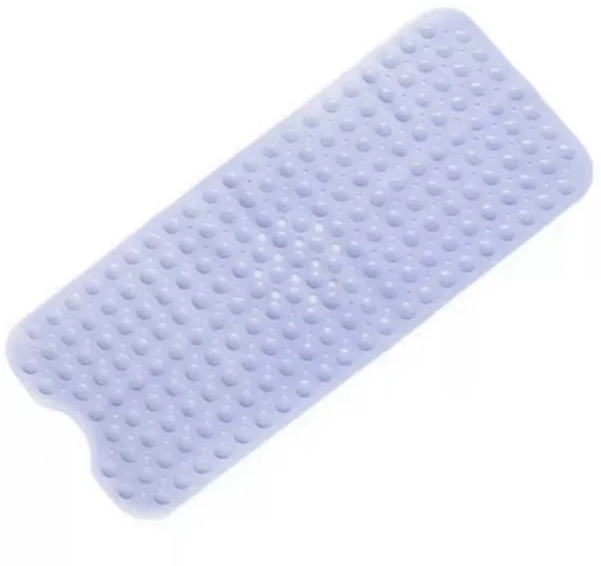 Matrice antiscivolo premium per vasca da bagno - 100 x 40 cm - blu - BPA, latex-free, resistente alla muffa, lavabile in lavatrice - sicuro, sostenibile e confortevole