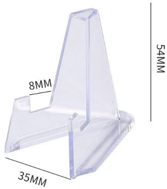 Display per Monete - 24 pezzi - Standard Moneta - Altezza 5,4 cm Ospite per Carte - Ospite per Carte - Standard per Monete - Transparente - Ospite per Visite - Ospite per Monete - Raccoglitore per Carte - Ospite per Carte - Per Top Loader Pokémon -