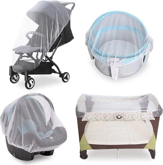 Set di 4 coppe per lettino, coppe per lettino riciclabili, per lettini, per lettini, box N plays e per lettini portatili, coppe per lettino portatile e durature (solo coppe) - Bianco