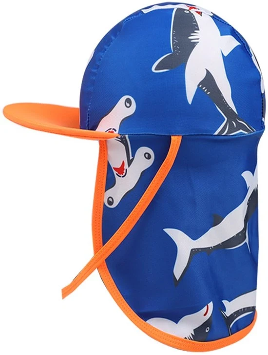 Cappello solare per bambini - Cappello solare per bambini per esterno - Cappello solare per bambini 1-10 anni - Con cintura di gola regolabile - Protegge il viso e il collo - Adatto per giocare al mare, nuotare, viaggiare