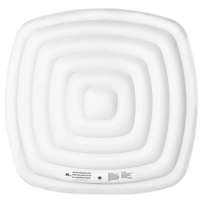 Copertura Galleggiante Termica Quadrata 145x145x10 cm per SPA o Vasche Idromassaggio Bianca
