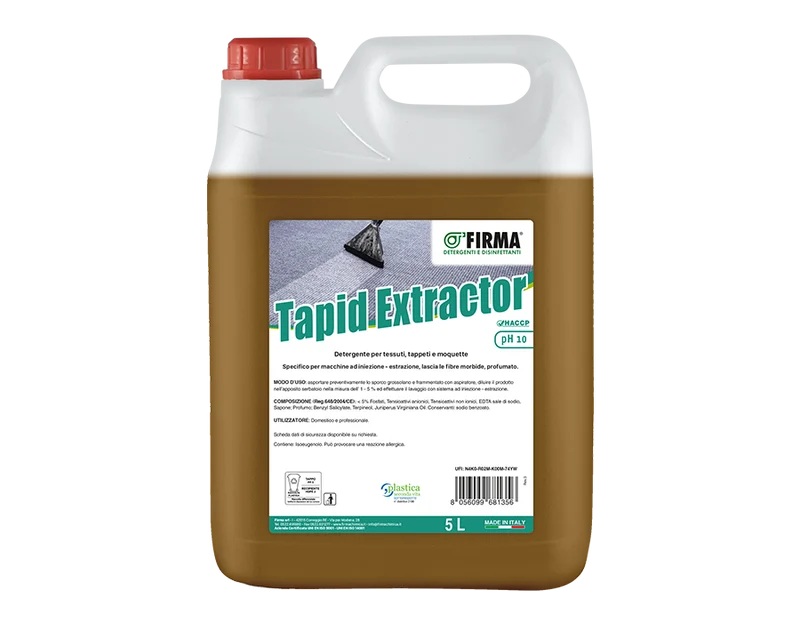 Prodotto per trattamento superfici Tapid Extractor Firma Chimica