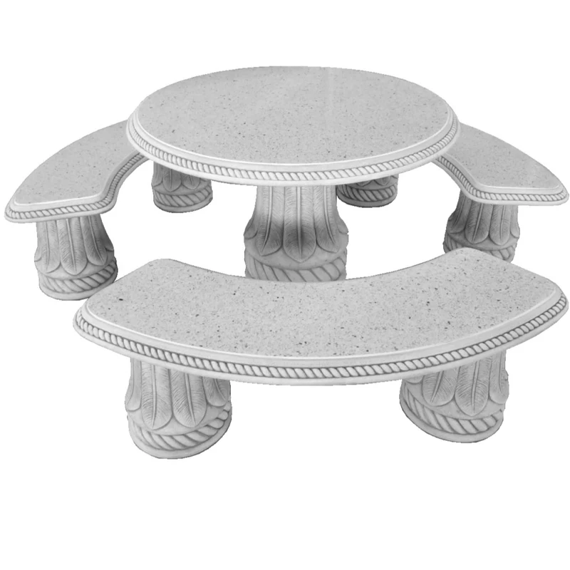 SALOTTO CIRCOLARE BETANCURIA GRIGIO s/decori Bonfante
