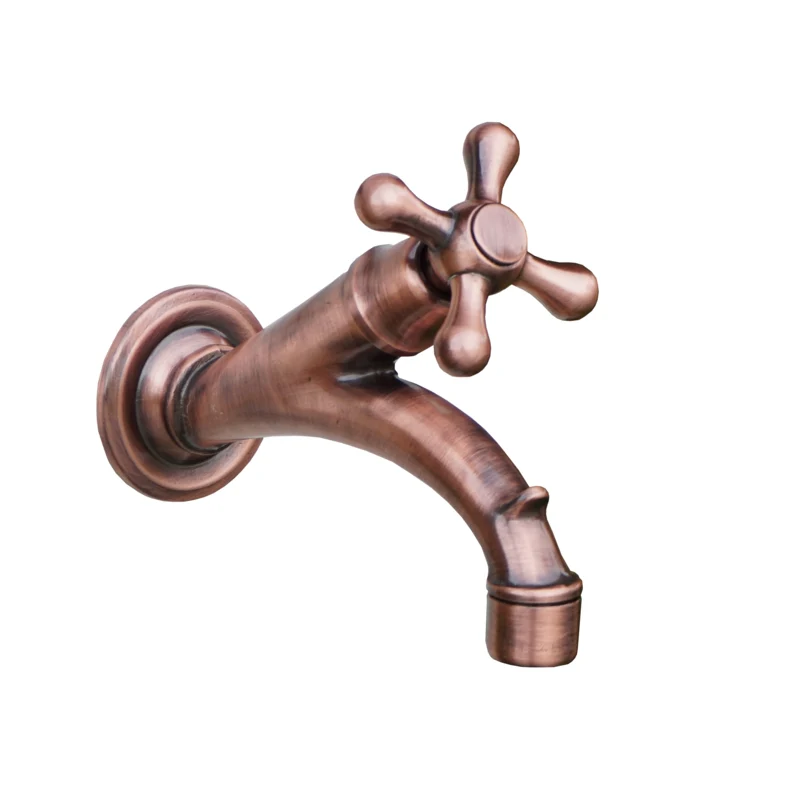 Rubinetto inclinato IN ottone ramato Bonfante