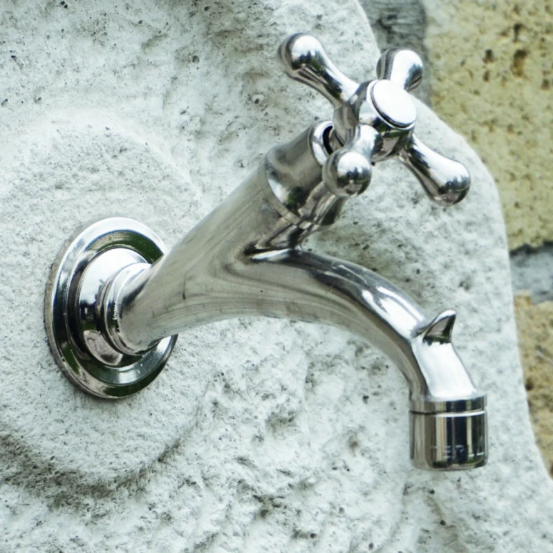 Rubinetto inclinato IN ottone cromato Bonfante