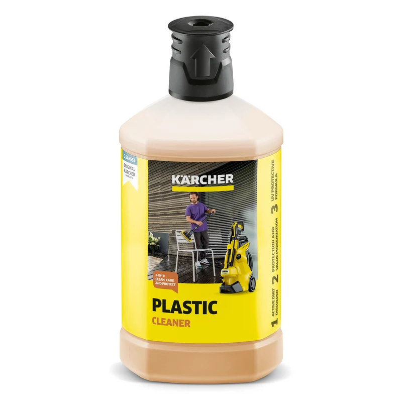 Detergente per superfici plastiche 3 in 1 - Tappo adatto al sistema Plug n'Clean RM 613, 1l Kärcher