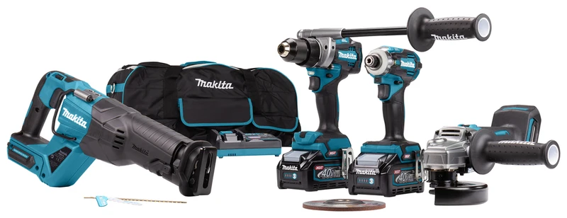 Combo Kit XGT 40Vmax (DF001G + GA005G + JR001G + TD001G) Makita