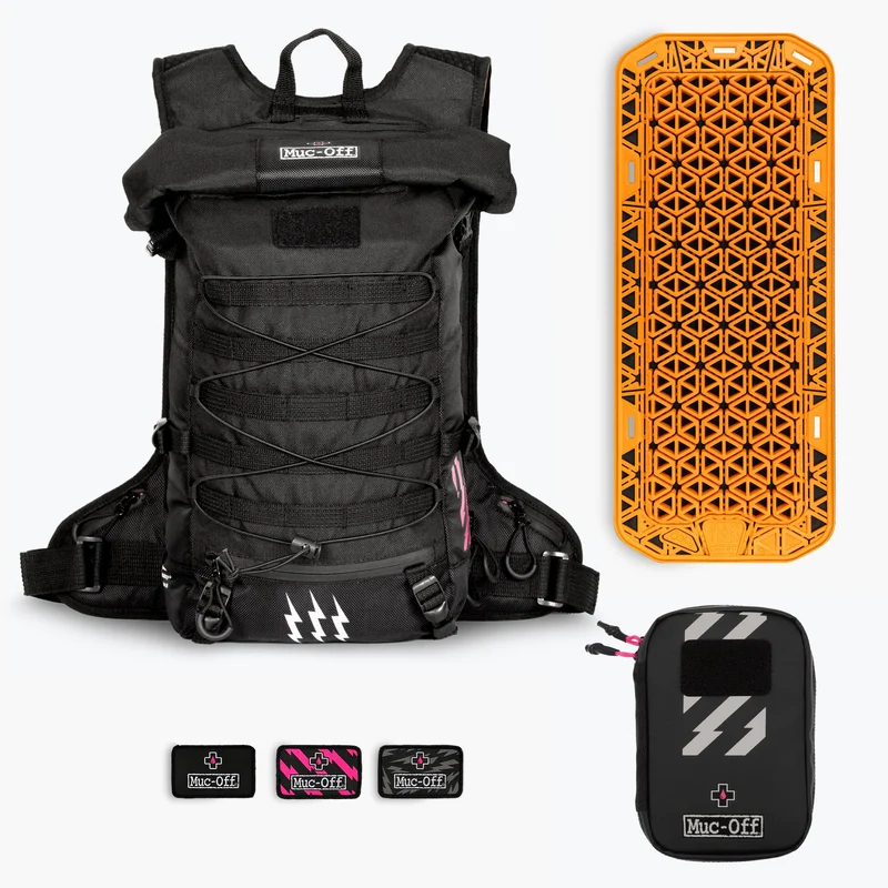 Ride Pack Black + D30 Back Protector + Essentials Pack