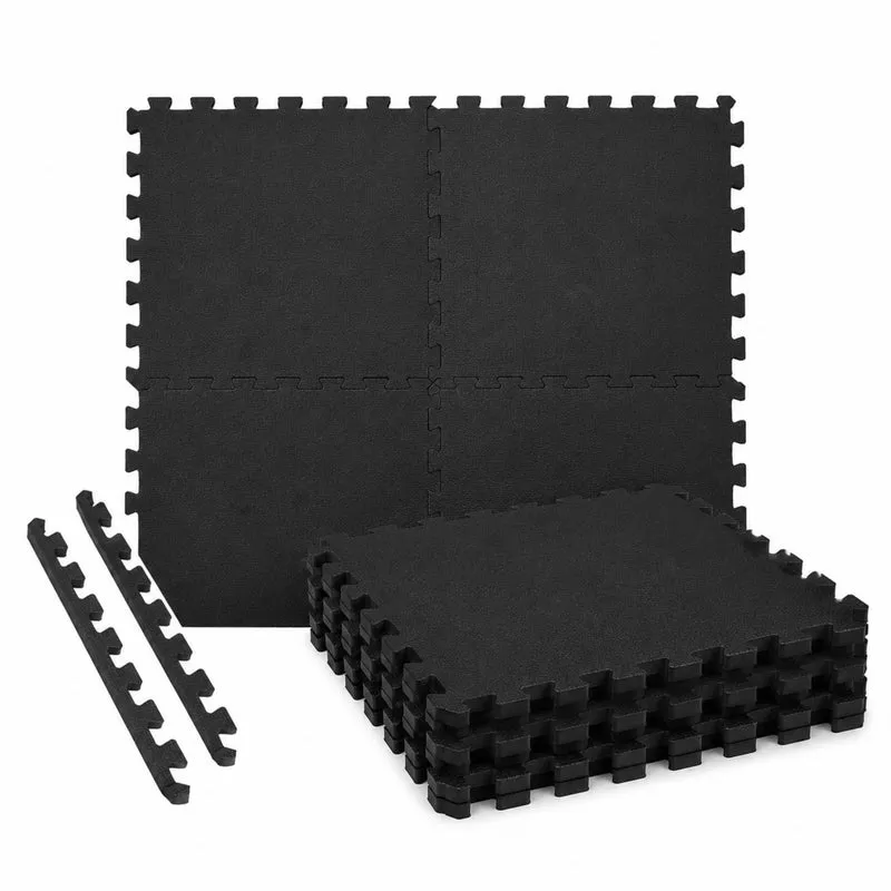 Tappeto Puzzle Tappetino Palestra Puzzle EVA 4 Pz 60x60x1cm Antitrauma Fitness