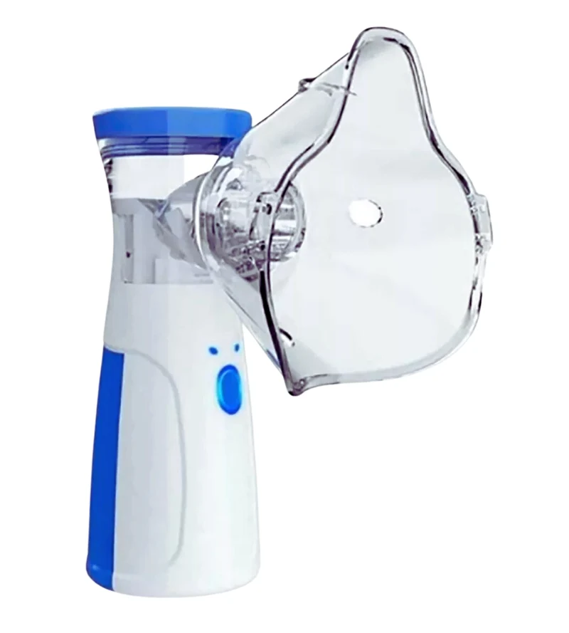 Aerosol Inalatore Mini Portatile ad Ultrasuoni Silenzioso USB Batterie AA