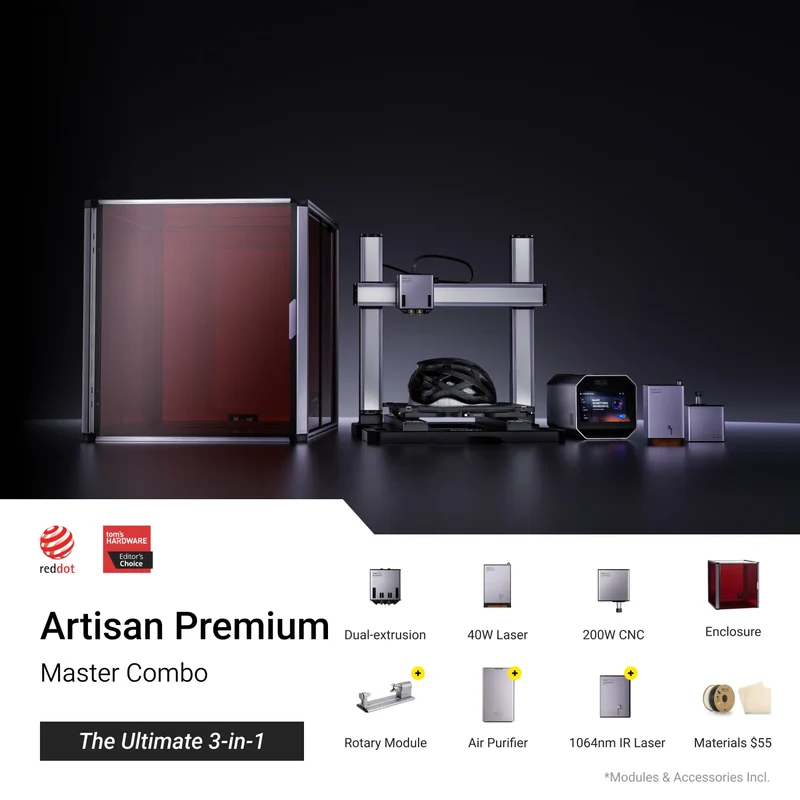 Snapmaker Artisan 3-in-1 3D Printer