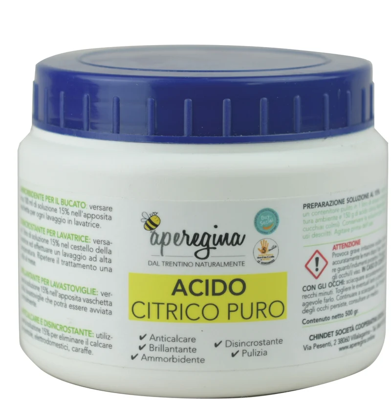 Acido Citrico Puro 500 gr
