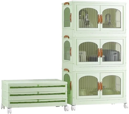 Cassa di Stoccaggio Grande con Ruote - Spaziale - 58L - Improrogabile - Resistente