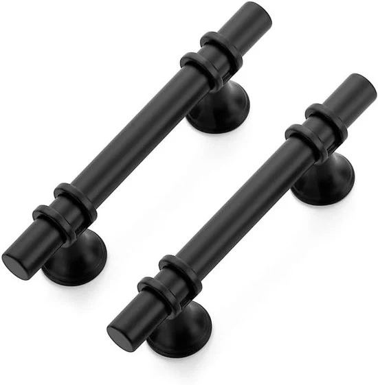 Set di sostegni per mobili - Base rotonda - 20 pezzi - Nero