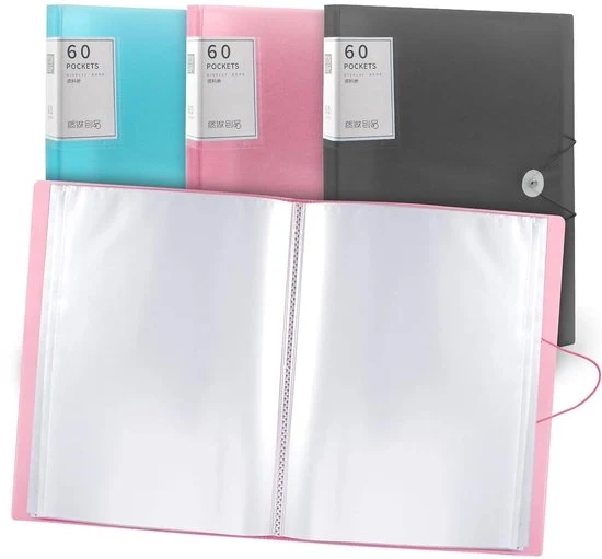 Displayboekmap A4 - acqua resistente e trasparente - 1 pezzo - materiale di alta qualità