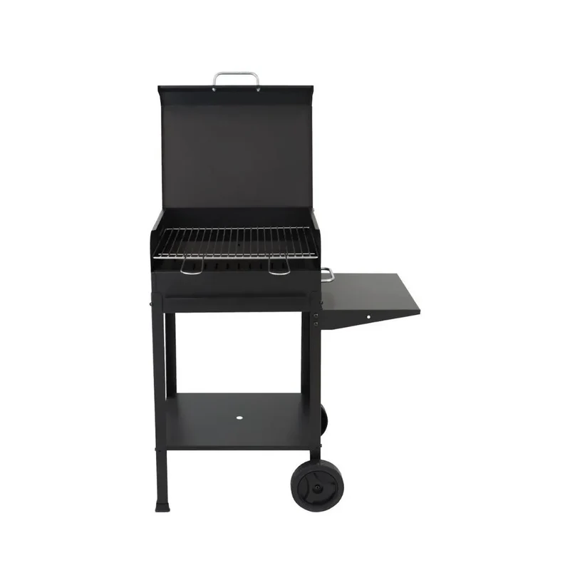 Barbecue in Acciaio Vanessa 50x40x90 cm con Coperchio e Ripiano | Aprovitola Store