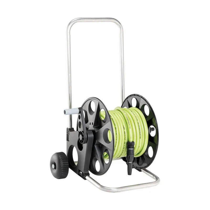 Carrello Avvolgitubo Pronto all'Uso Aqua Carry 8764 con 20 Metri di Tubo | Cleber