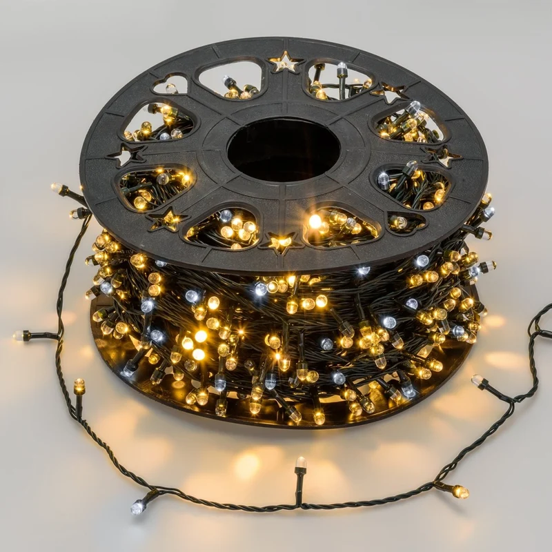 Catena Luminosa 1000 LED 100 m FlashLED Ø8 mm IP44 – Lotti