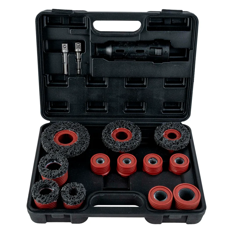 SET PULIZIA MOZZI RUOTA, 15 PEZZI 55126 JBM