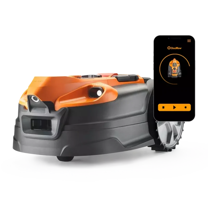 LawnMaster OcuMow® AMD18i-500 | MX 24V Auto Charging Vision Robotic Lawnmower with App