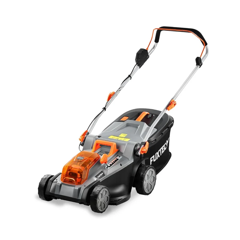 Tagliaerba a batteria 40V FUXTEC FX-E2RM43 - Set con 2 batterie da 4Ah e caricabatterie doppio da 2,4A