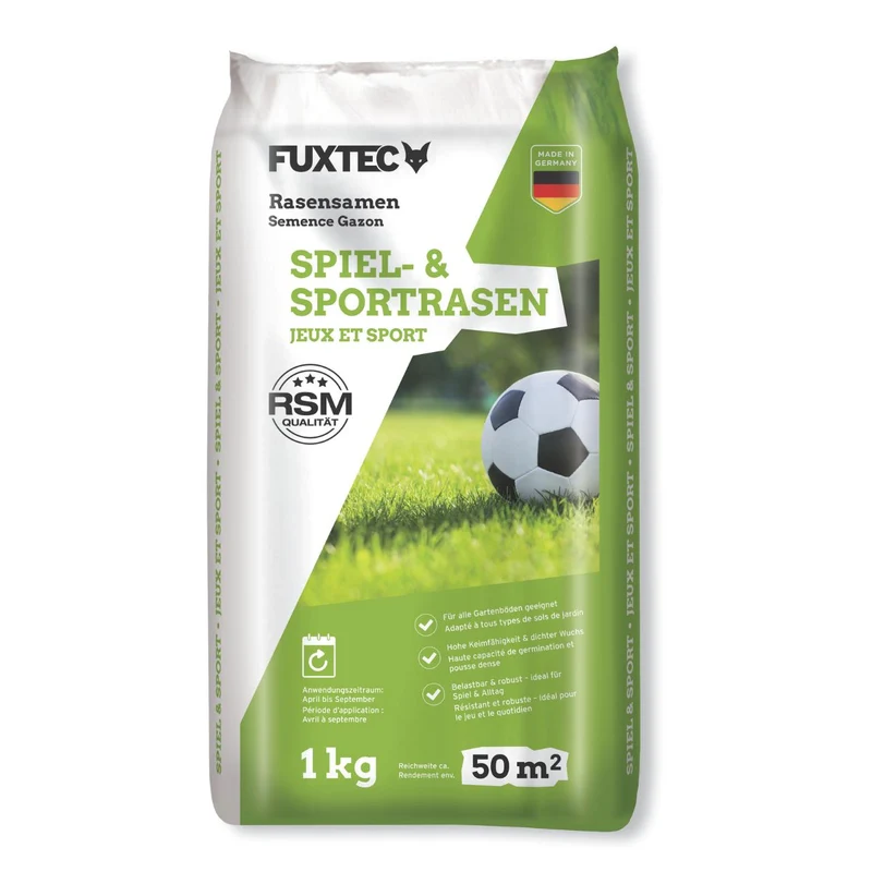 FUXTEC sementi per prato FX-RSSP1 1kg tappeto erboso per giochi e sport