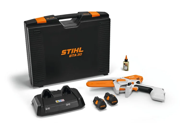 Potatore a batteria Stihl GTA 30 fornito con 2 batterie e caricatore