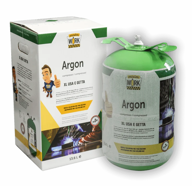 Bombola Mister Work Argon 14Lt (0,9M3) - HELVI
